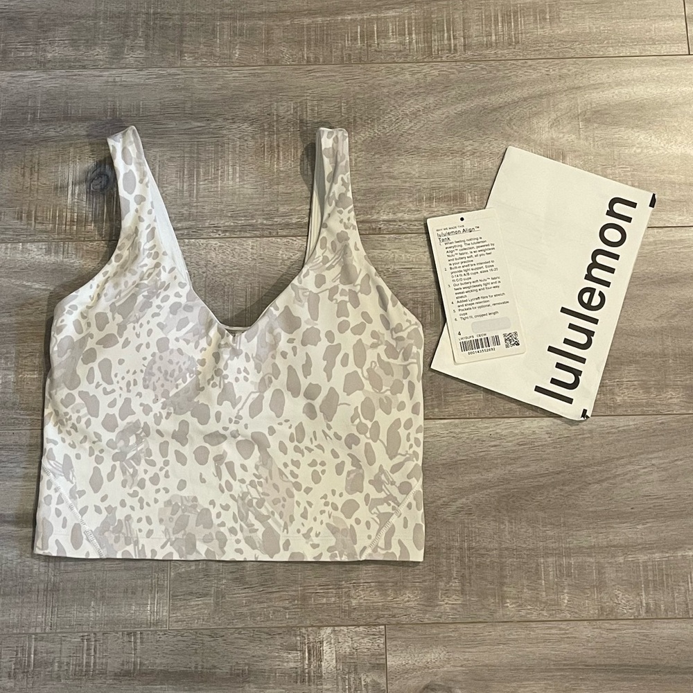 Lululemon Align Cropped Tank-top (limited print edition)